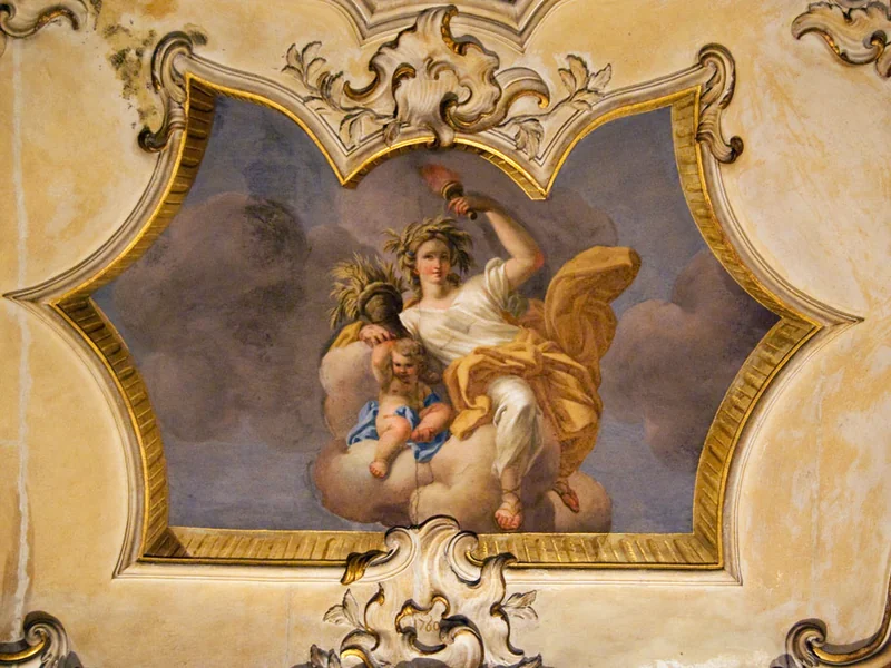 1732-Francesco Sozzi - L' Estate, impersonata dalla dea Cerere - Palazzo Isnello, Palermo